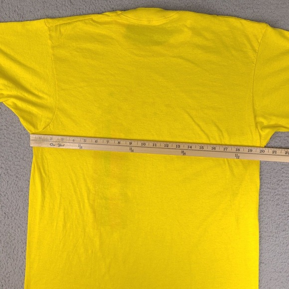 Vintage 1987 United Way T-Shirt Adult XL Yellow Single Stitch Made USA B2 - Picture 10 of 13